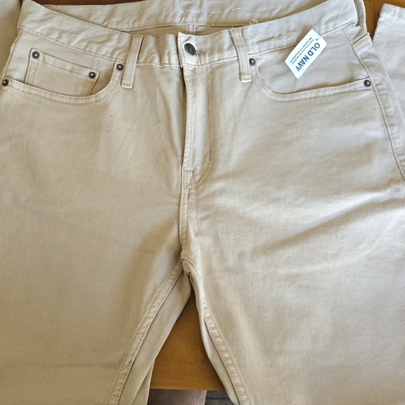 Old Navy Other - Old Navy Slim Fit 34x30 Khaki Jeans NWT